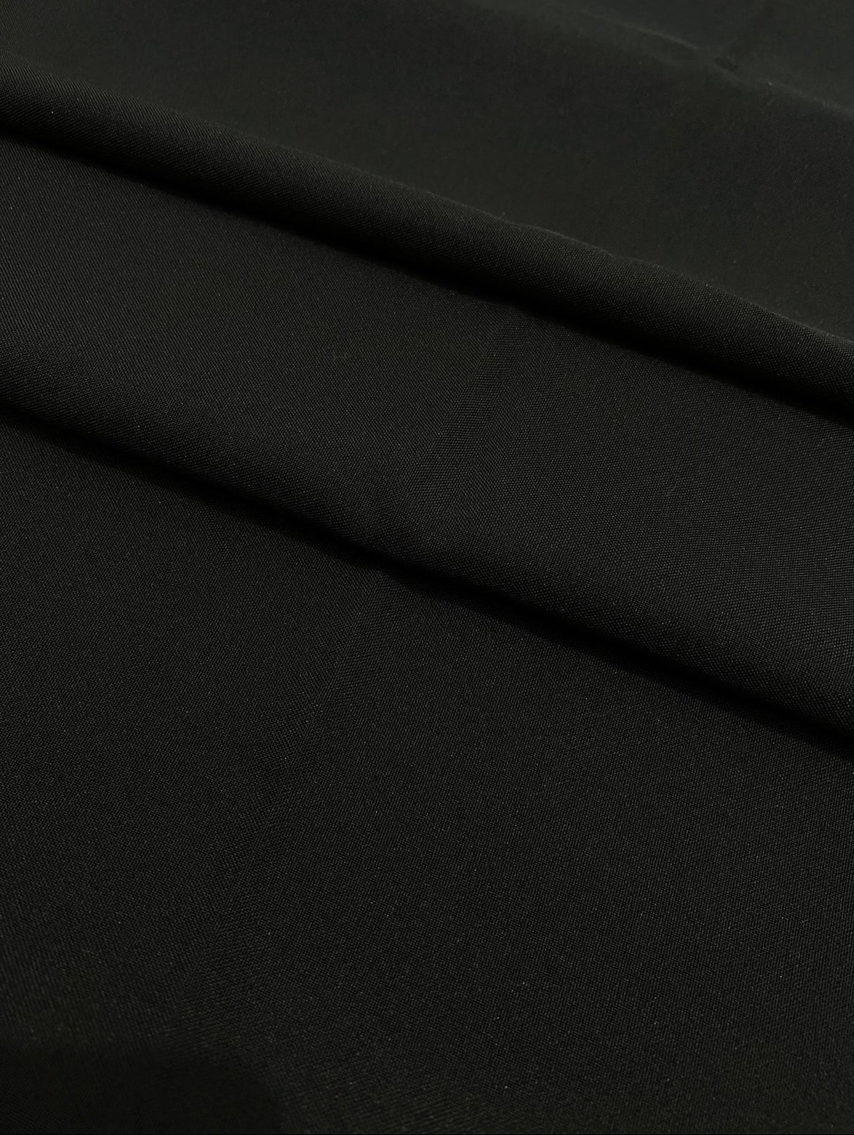 Black Poly Poplin