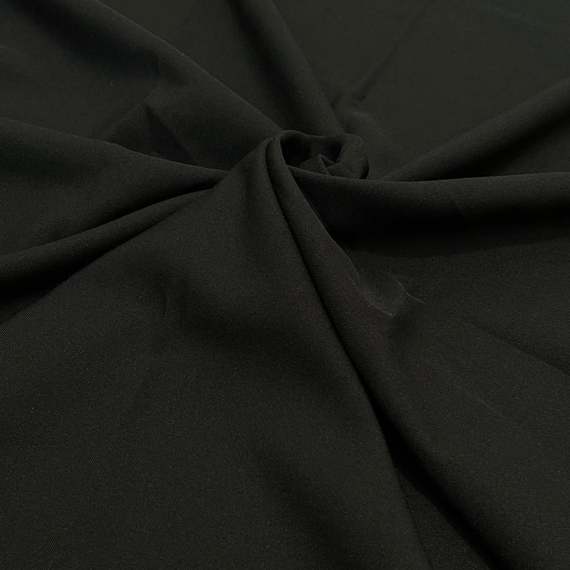 Black Poly Poplin