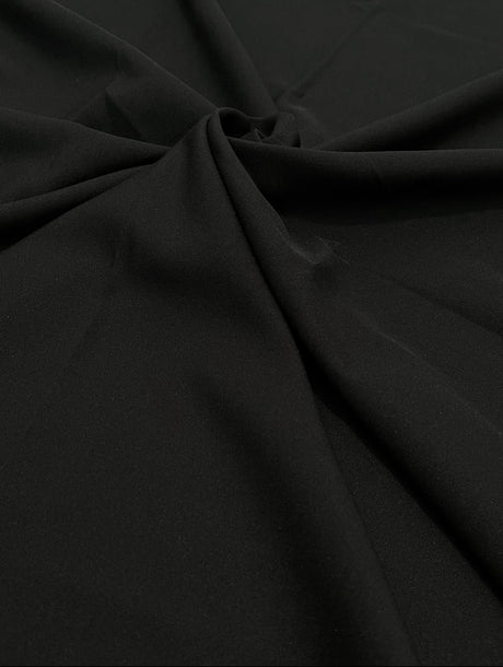 Black Poly Poplin