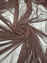 Chocolate Brown 4-Way Stretch Power Mesh