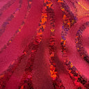 Nylon Spandex Paisley Foggy Foil Fabric