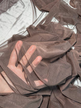 Chocolate Brown 4-Way Stretch Power Mesh