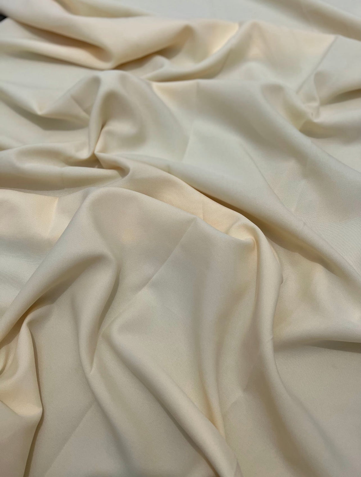 Cream Poly Poplin
