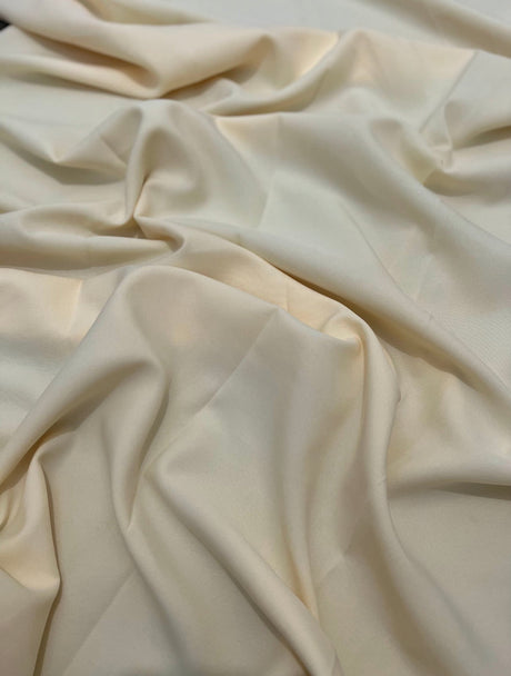 Cream Poly Poplin