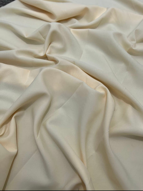 Cream Poly Poplin