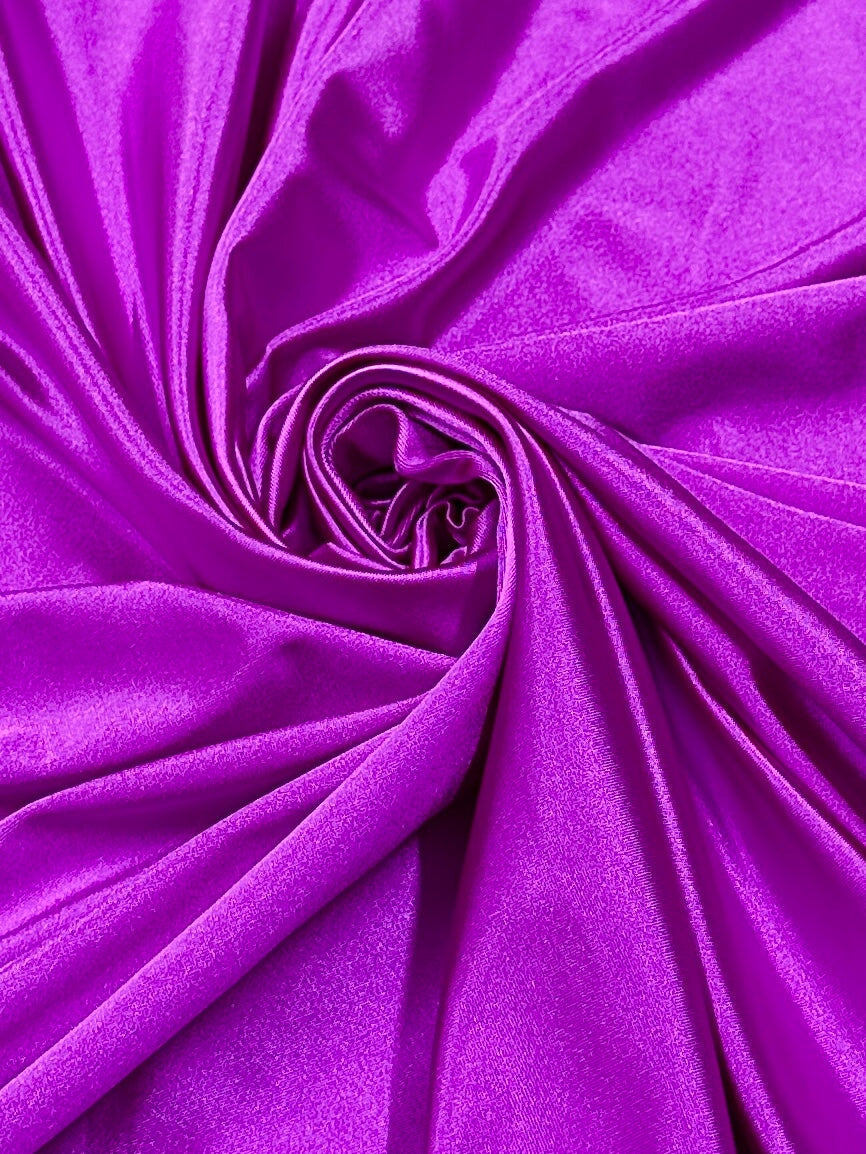 Shiny Nylon Spandex Magenta