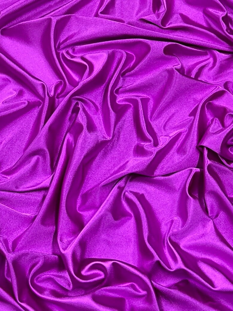 Shiny Nylon Spandex Magenta