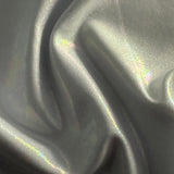 Poly Spandex Rainbow Foil Fabric 60" Illusion White