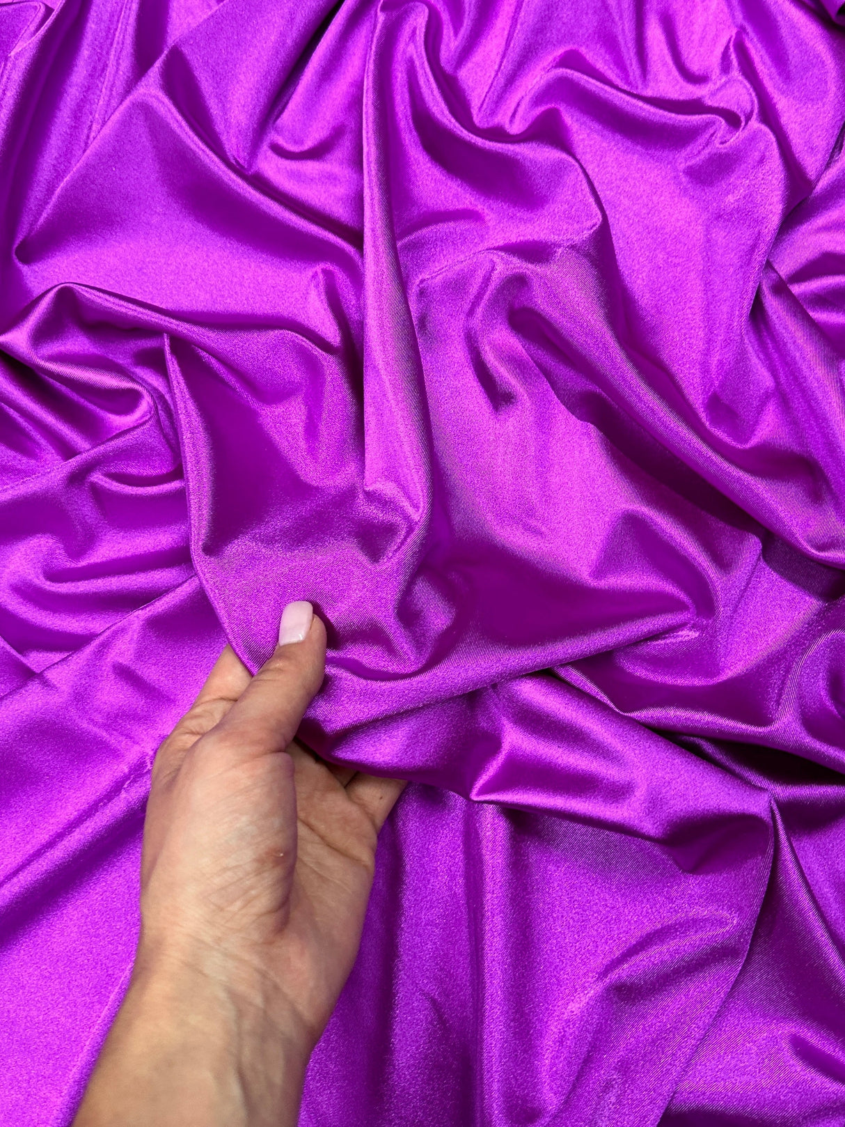 Shiny Nylon Spandex Magenta