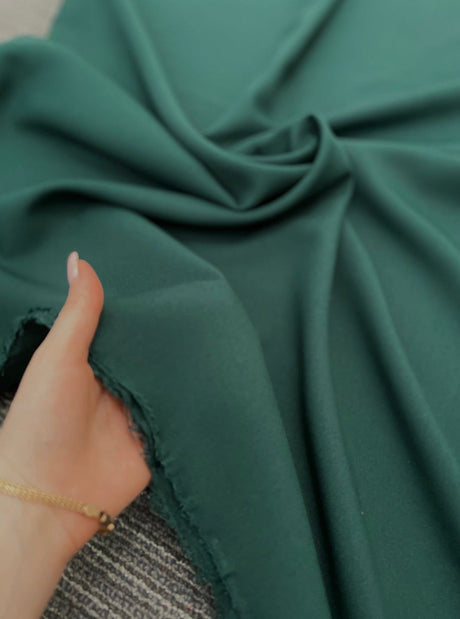 Poly Poplin Forest Green