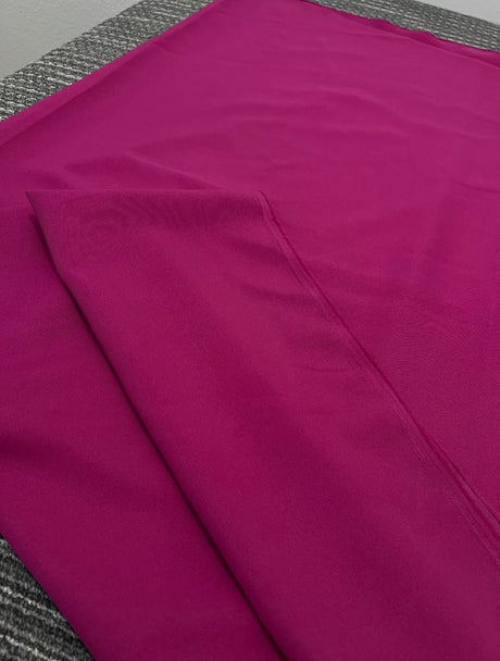 Fuchsia Poly Poplin