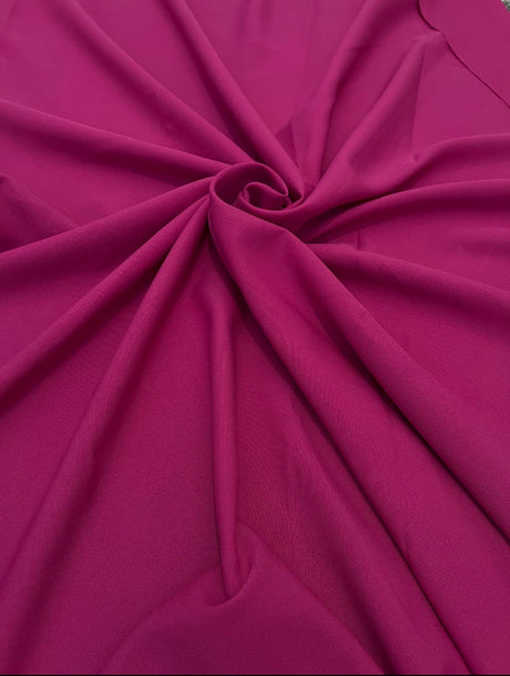 Fuchsia Poly Poplin