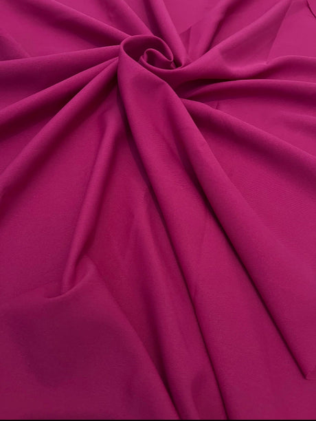 Fuchsia Poly Poplin