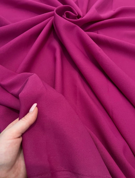 Fuchsia Poly Poplin