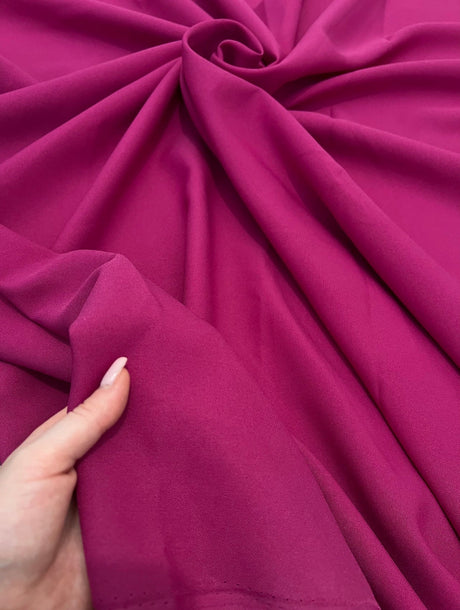 Fuchsia Poly Poplin