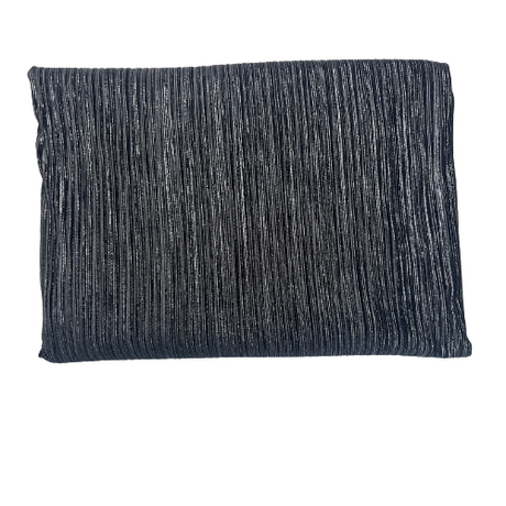 Metallic Pleated Stretch Velvet Fabric