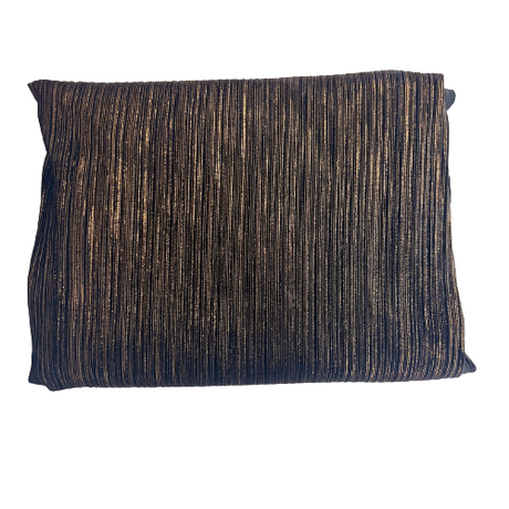 Metallic Pleated Stretch Velvet Fabric - Silver, Gold, Bronze, 58" Width, 4-Way Stretch (1 Yard)
