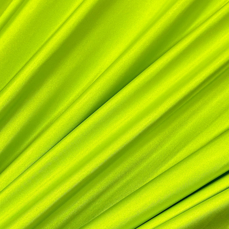 Shiny Nylon Spandex Lime Green