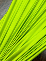 Shiny Nylon Spandex Lime Green