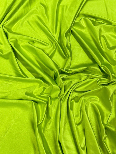 Shiny Nylon Spandex Lime Green
