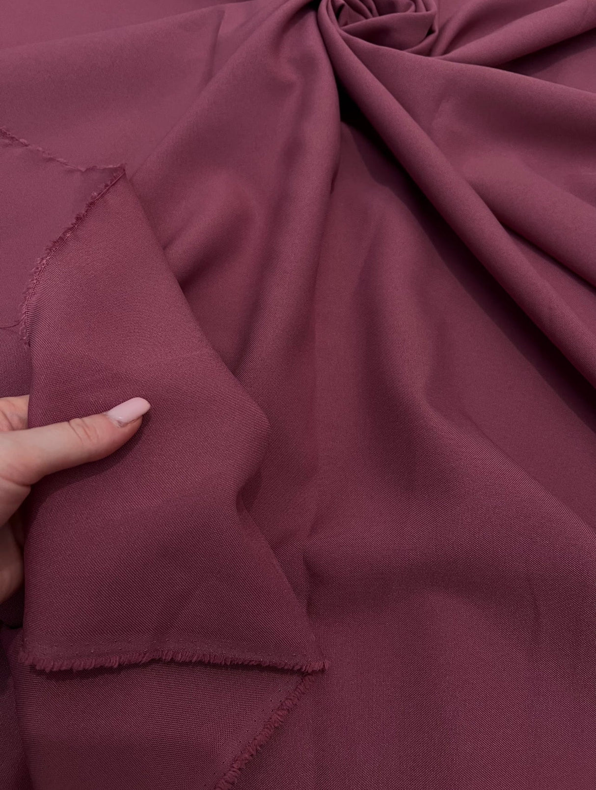Mauve Poly Poplin