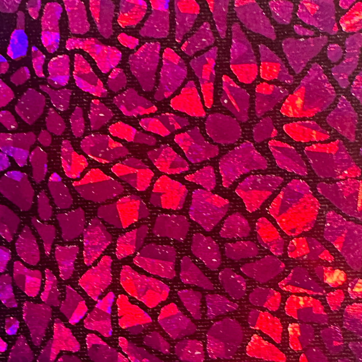 Nylon Spandex Holographic Snake Fabric 60"