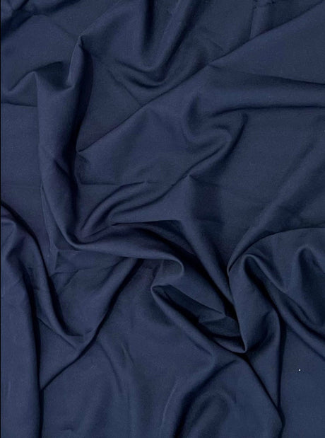 Navy Poly Poplin