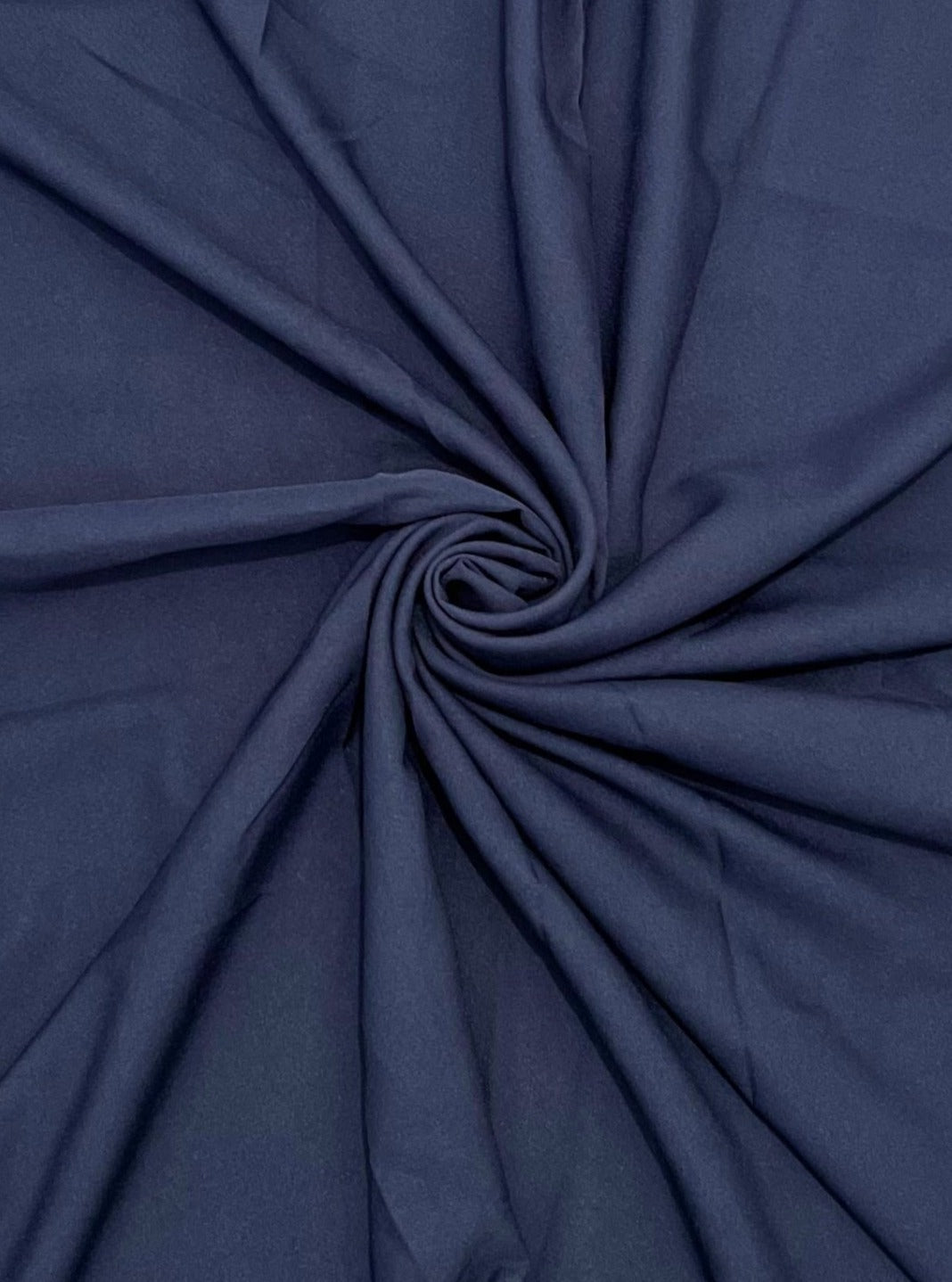 Navy Poly Poplin