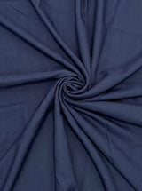 Navy Poly Poplin