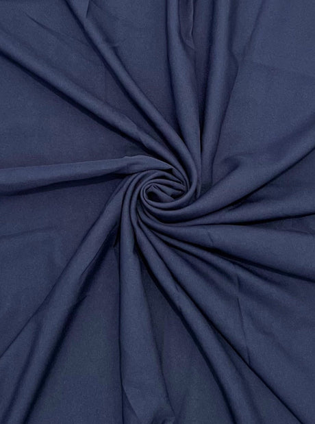 Navy Poly Poplin