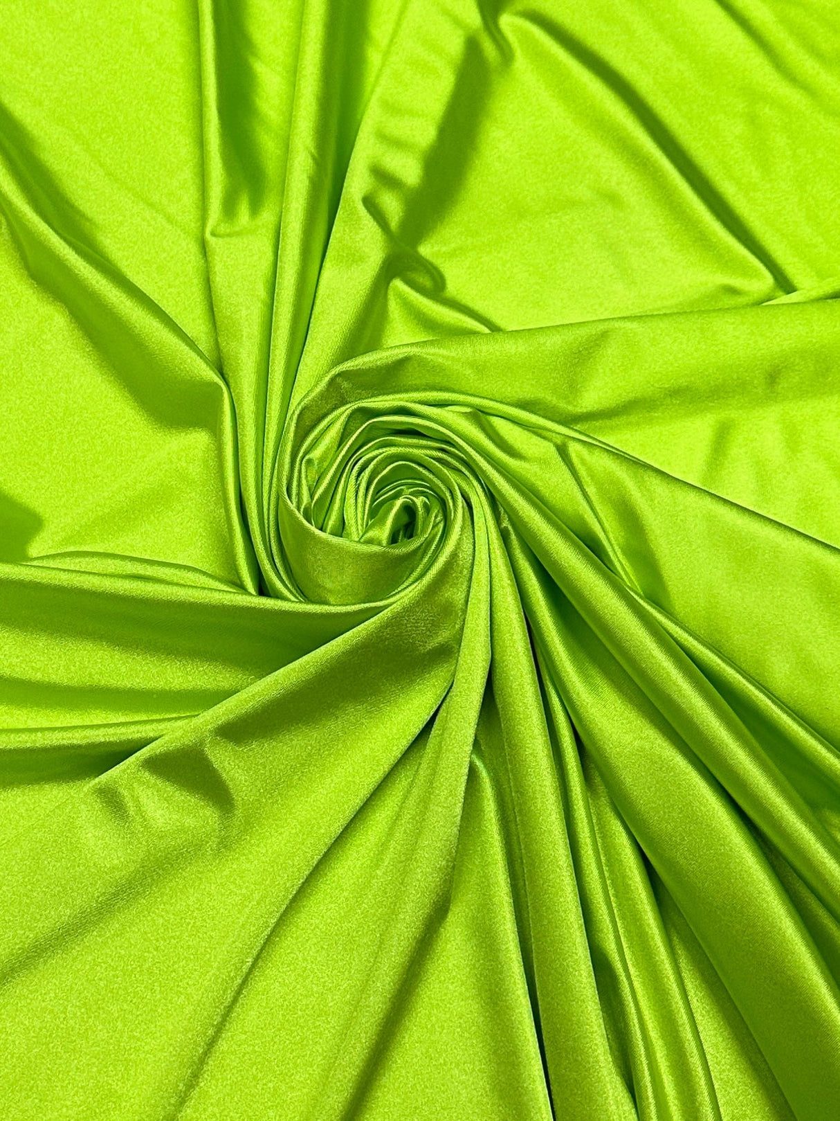 Shiny Nylon Spandex Lime Green