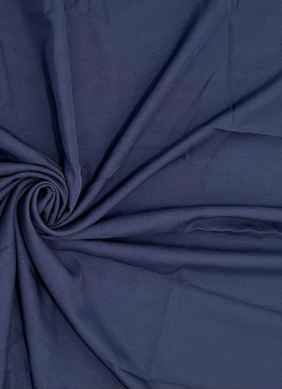 Navy Poly Poplin