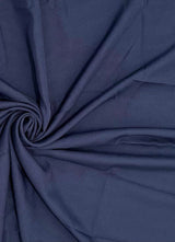 Navy Poly Poplin