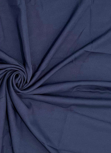 Navy Poly Poplin