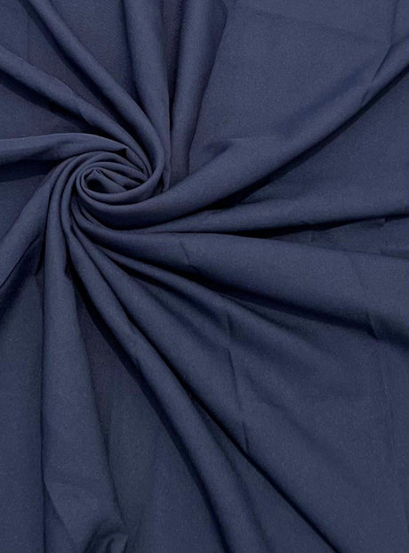 Navy Poly Poplin
