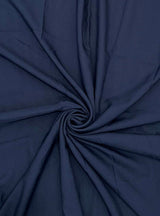 Navy Poly Poplin