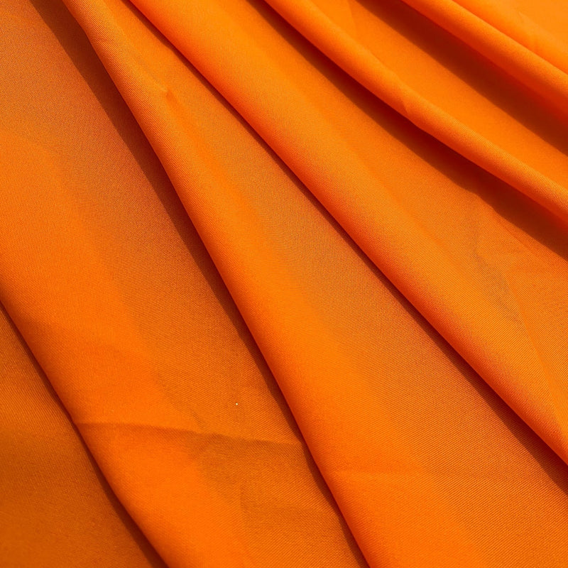 Orange Poly Poplin