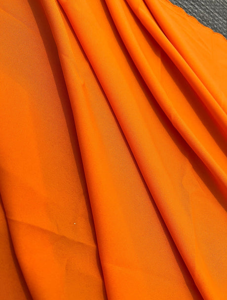 Orange Poly Poplin