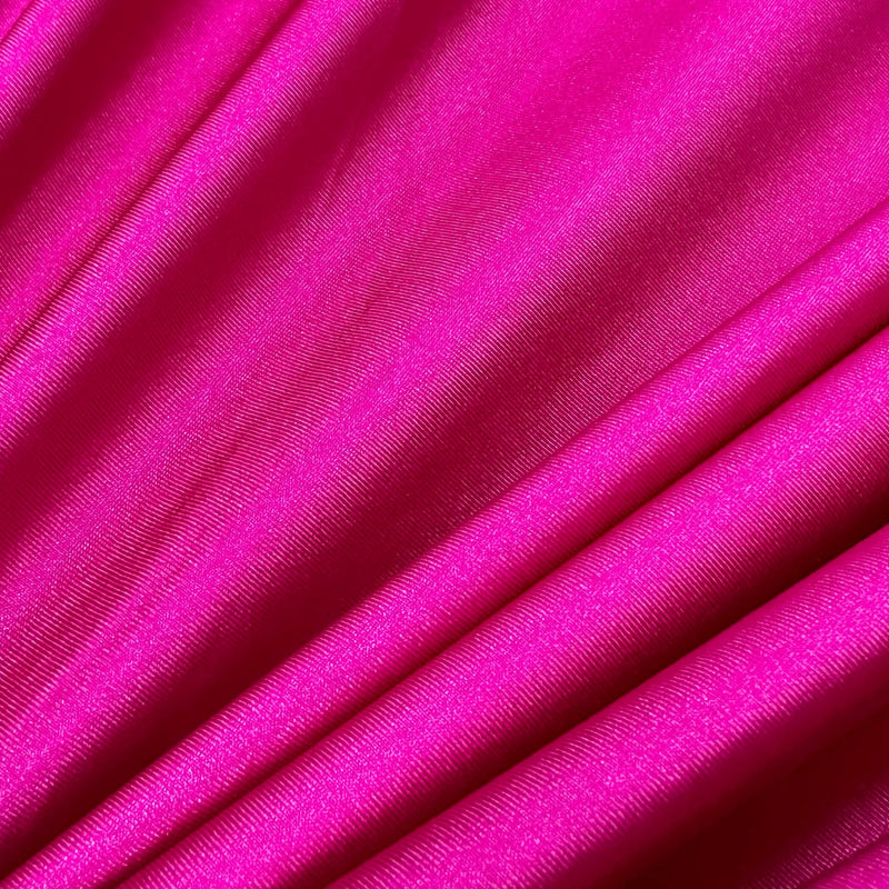 Shiny Nylon Spandex Fuchsia