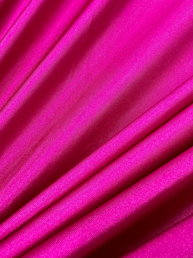 Shiny Nylon Spandex Fuchsia