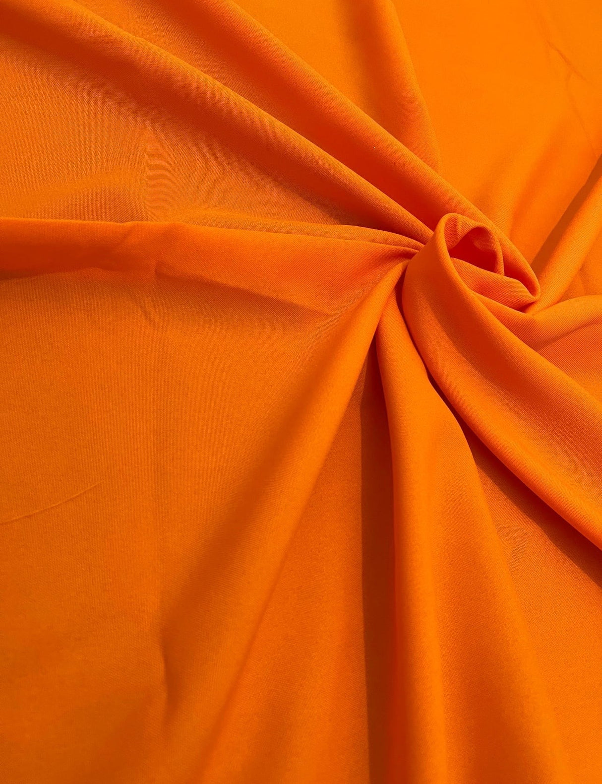 Orange Poly Poplin