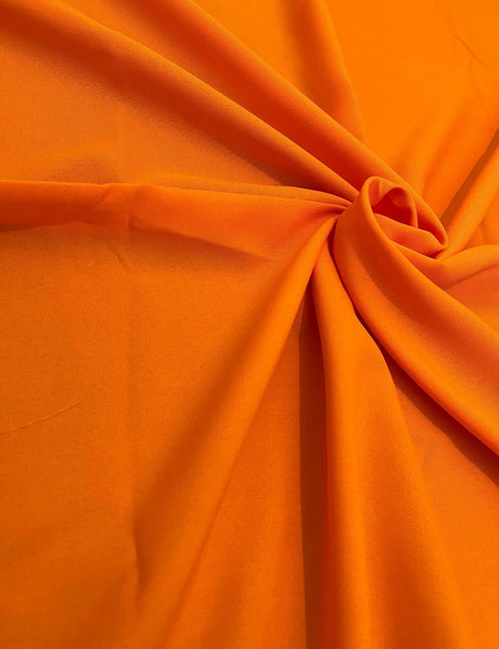 Orange Poly Poplin