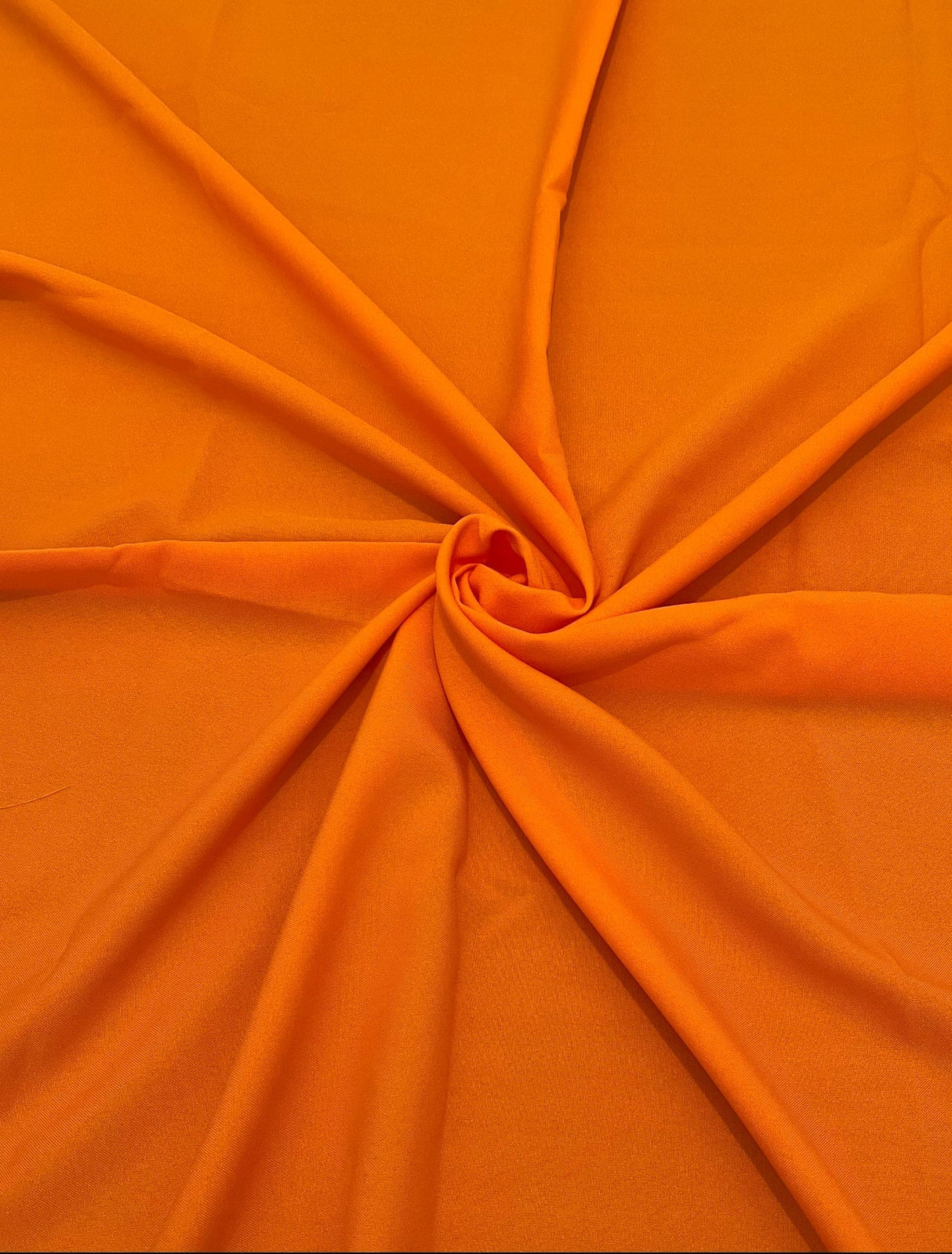 Orange Poly Poplin