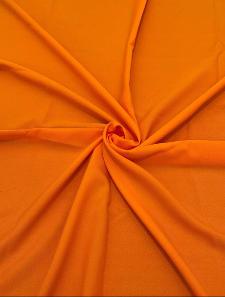 Orange Poly Poplin