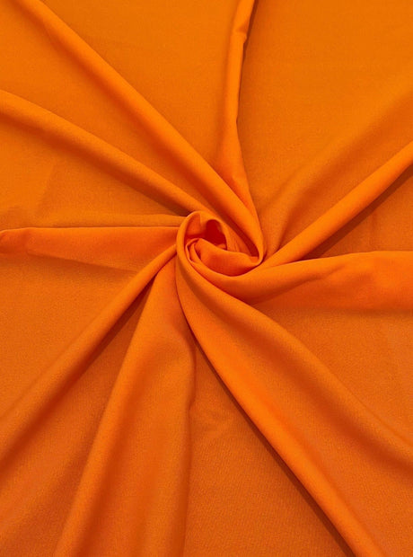 Orange Poly Poplin