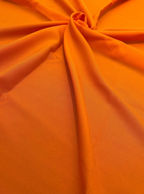 Orange Poly Poplin