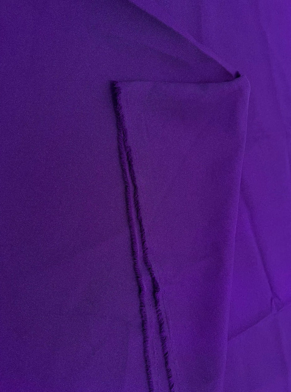 Purple Polyester Poplin