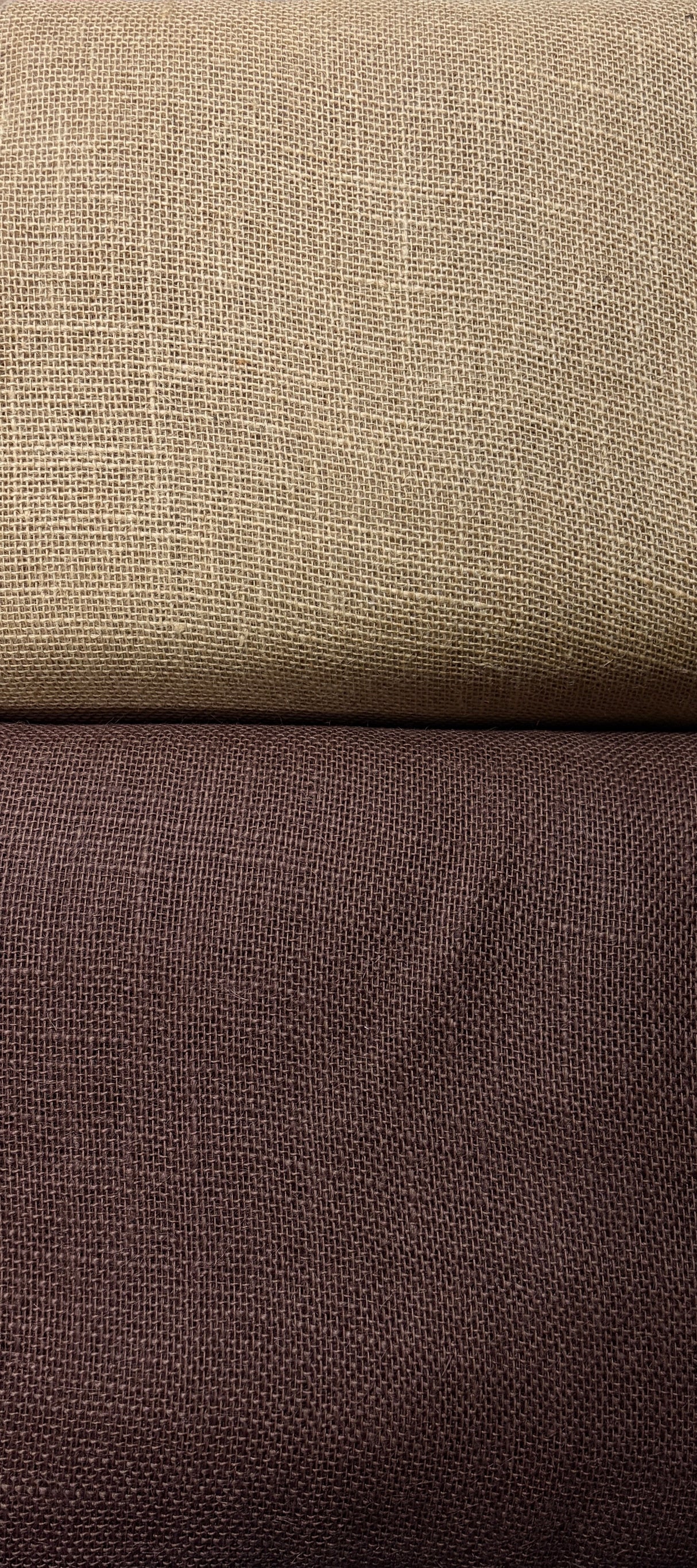 Burlap 100% Jute Fabric - Brown, Natural, 47" Width (1 Yard)