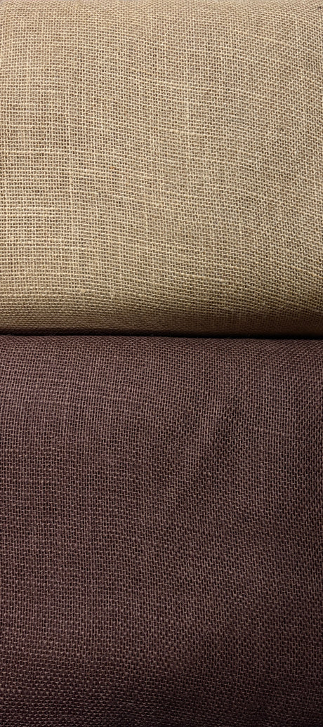 Burlap 100% Jute Fabric - Brown, Natural, 47" Width (1 Yard)