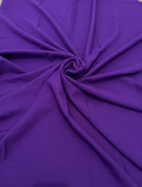 Purple Polyester Poplin